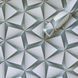 Самоклеющаяся пленка для мебели межкомнатных дверей декора интерьера зеленые 3D треугольники 0,45х10м BS-00001236 фото 1