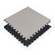 Пол-пазл Мягкий коврик EVA сборный GREY+BLACK 60*60cm*2cm для жилых комнат, игровых, спортзал BS-00001843 фото 1