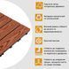 Композитная плитка WPC дерево 30*30CM*2СM напольная для террасы и улицы BS-00001707 фото 7