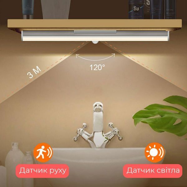 Світлодіодна лампа з датчиком руху 297 мм SW-00001438 BS-00001438 фото