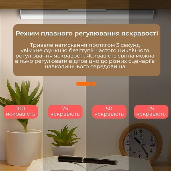 Світлодіодна лампа з датчиком руху 210 мм SW-00001439 BS-00001439 фото