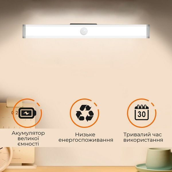 Світлодіодна лампа з датчиком руху 210 мм SW-00001439 BS-00001439 фото