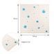 Самоклеющаяся влагостойкая гибкая панель 3D самоклейка пвх для стен 700х770х4мм голубые цветы BS-00001977 фото 3