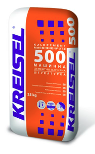 Штукатурка Kreisel 500 машинна цементно-вапняна (8-25мм), 25 кг 547 фото