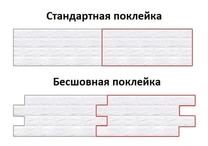 Декоративна 3D панель самоклейка під цеглу Білий 700х770х4мм (001-4) SW-00000176 BS-00000176 фото