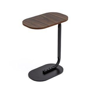 Столик приставной овальный 45х28х59см Walnut wood SW-00003367 BS-00003367 фото