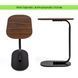 Столик приставний овальний 45х28х59см Walnut wood SW-00003367 BS-00003367 фото 2