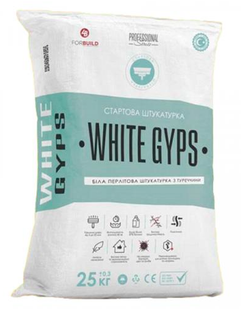 Штукатурка WHITE Gyps (Старт), Туреччина, 25 кг 554 фото