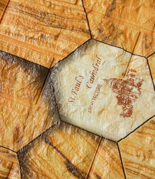 Самоклеющаяся декоративная 3D панель для стен кухня ванна туалет соты 700x770x5 мм 1296-5 фото