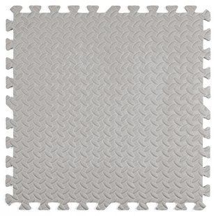 Підлога-пазл М&rsquo;який килимок EVA збірний GREY 60*60cm*1cm для житлових кімнат, ігрових, спортзалу BS-00002569 фото