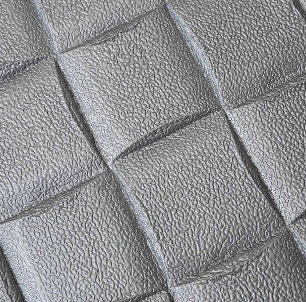 Самоклеюча декоративна 3D панель для стін кухня ванна туалет комната лоза графіт 700x700x5 мм 3243-5 фото