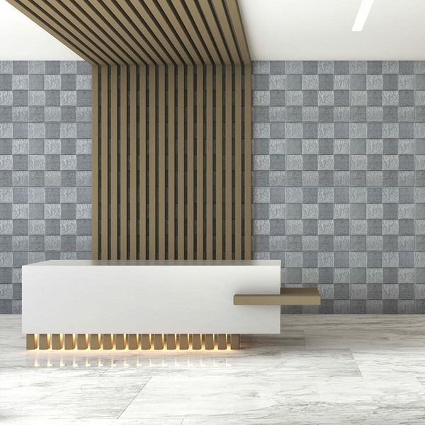 Самоклеюча панель 3D м'яка в зал спальню кухню ванну туалет клеюча 700x700x5мм BS-00000491 фото