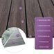 3D самоклеючі рейки для стін вінілові димчастий каштан 600*600*2,8мм BS-00002195 фото 2